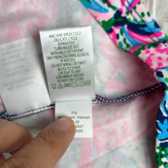 NWT Lilly Pulitzer Auralia Dress, Oyster Bay Navy Shroom With A View, - Picture 7 of 7